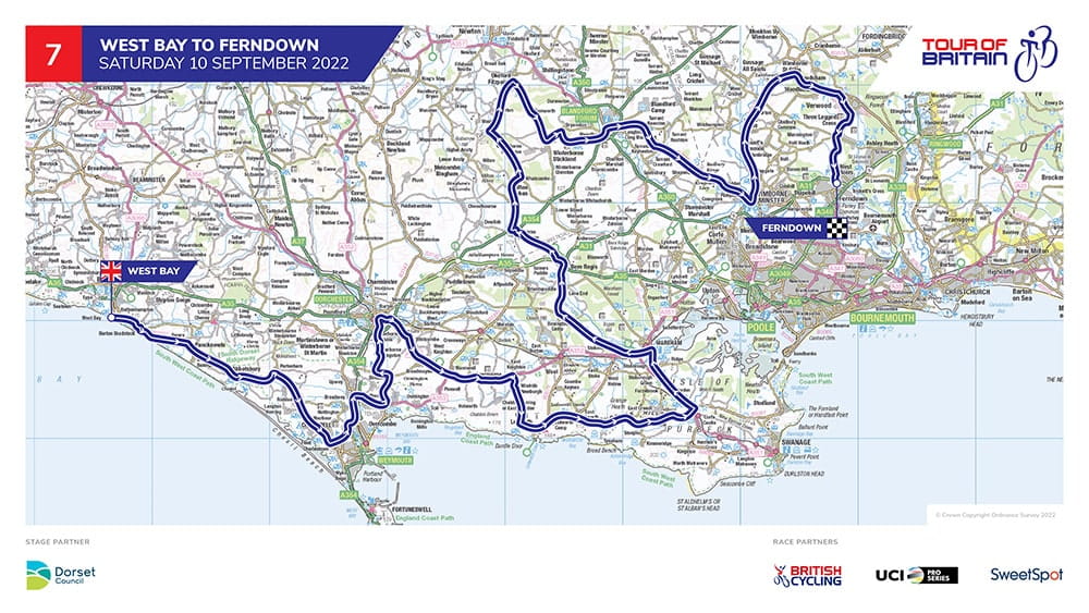 tour of britain stage 7 timetable